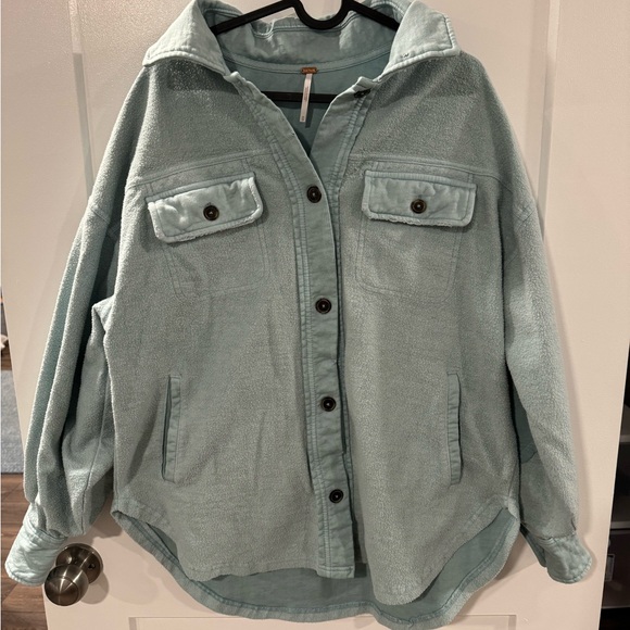 Mint Green Women's Jacket - Picture 2 of 2